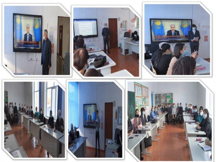 ҚР Президенті Қ.-Ж. К.Тоқаетың Үндеуін  талқылау
