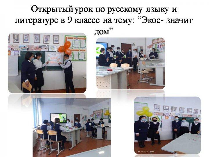 Открытый урок по русскому языку и литературе в 9 классе