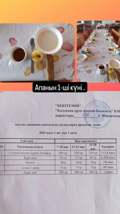 Ыстық тамақты ұйымдастыру