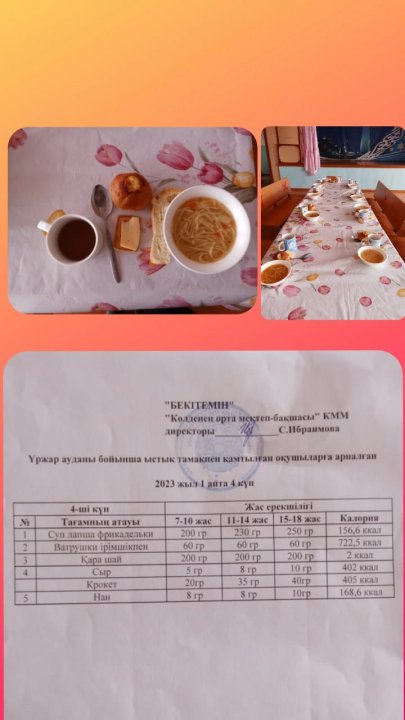 Ыстық тамақты ұйымдастыру
